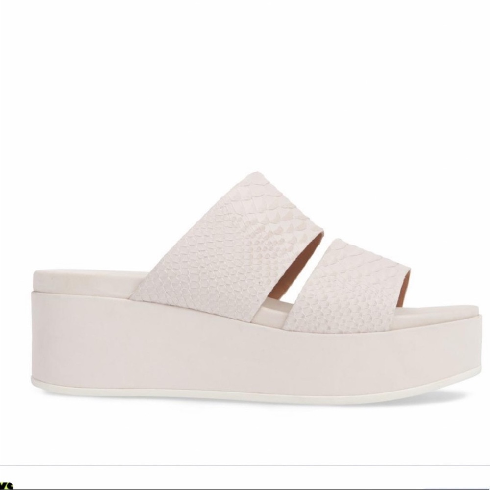 LEWIT  Lorena Platform Slide Sandals